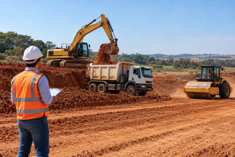 Execução da Terraplenagem